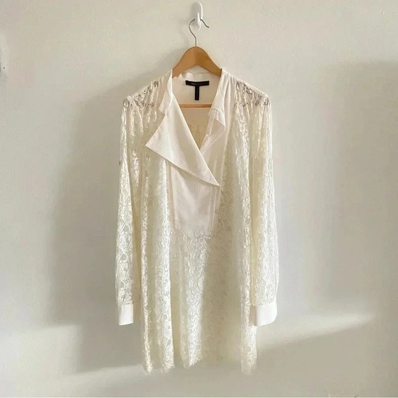 BCBGMAXAZRIA LUNAH LACE TUNIC  DRESS  SIZE S - Picture 2 of 8